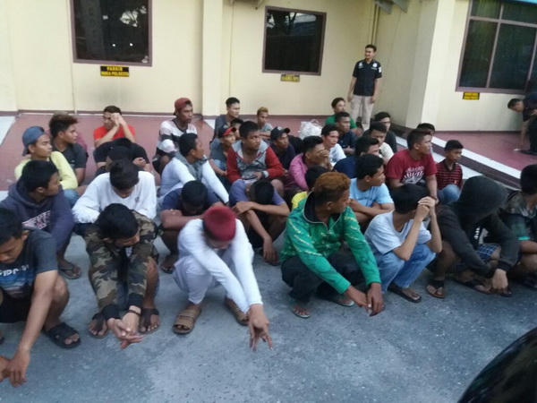 Diduga Aksi Balap Liar, 40 Remaja Diamankan Polisi